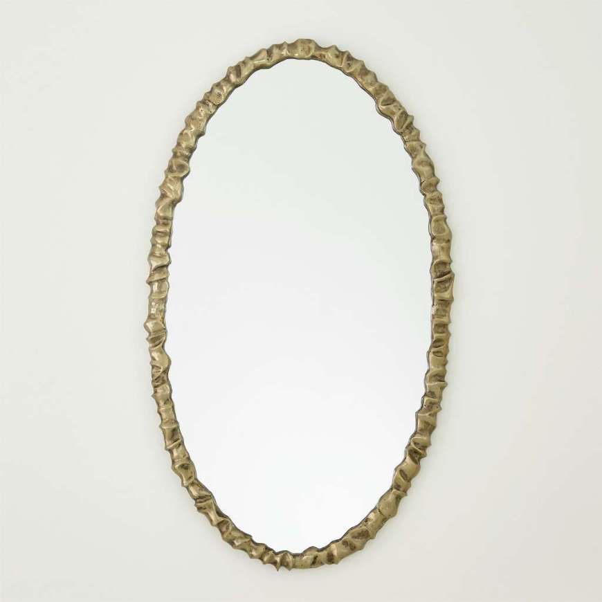 Picture of ARTISTE OVAL MIRROR-BRASS