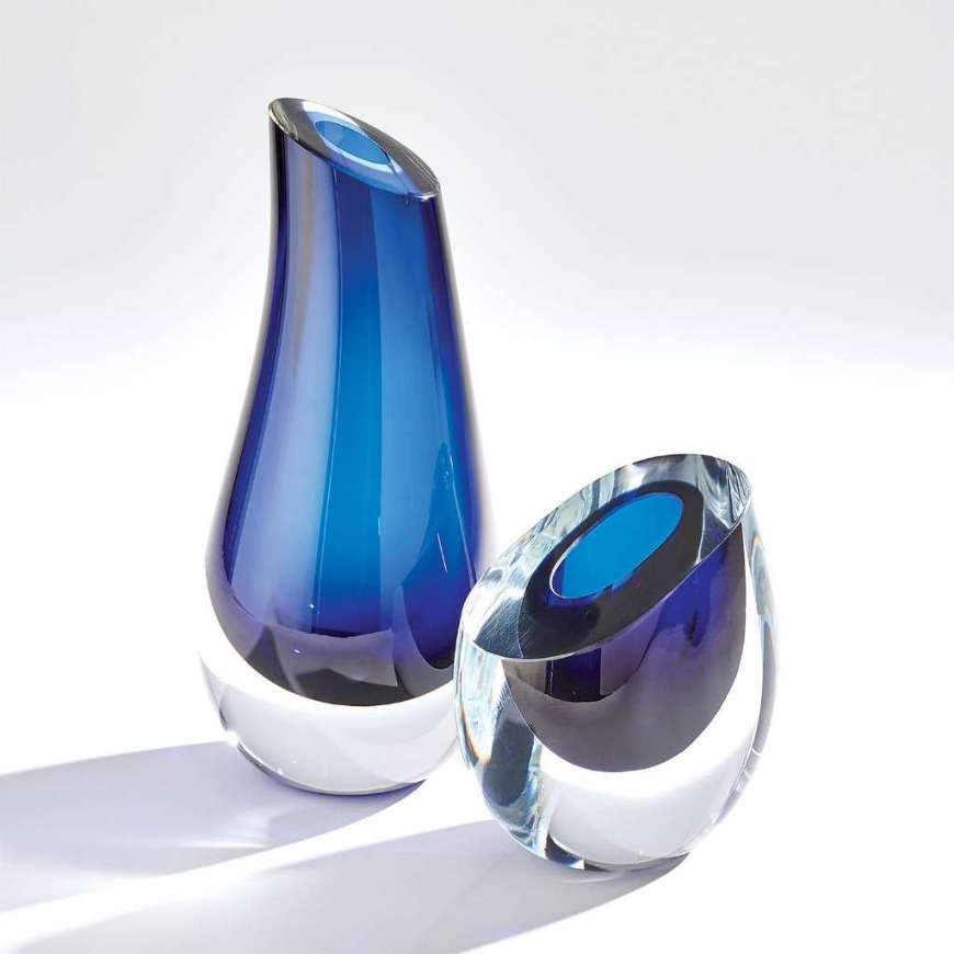 Picture of SLANT VASES-BLUE