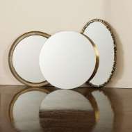 Picture of ARTISTE OVAL MIRROR-BRASS