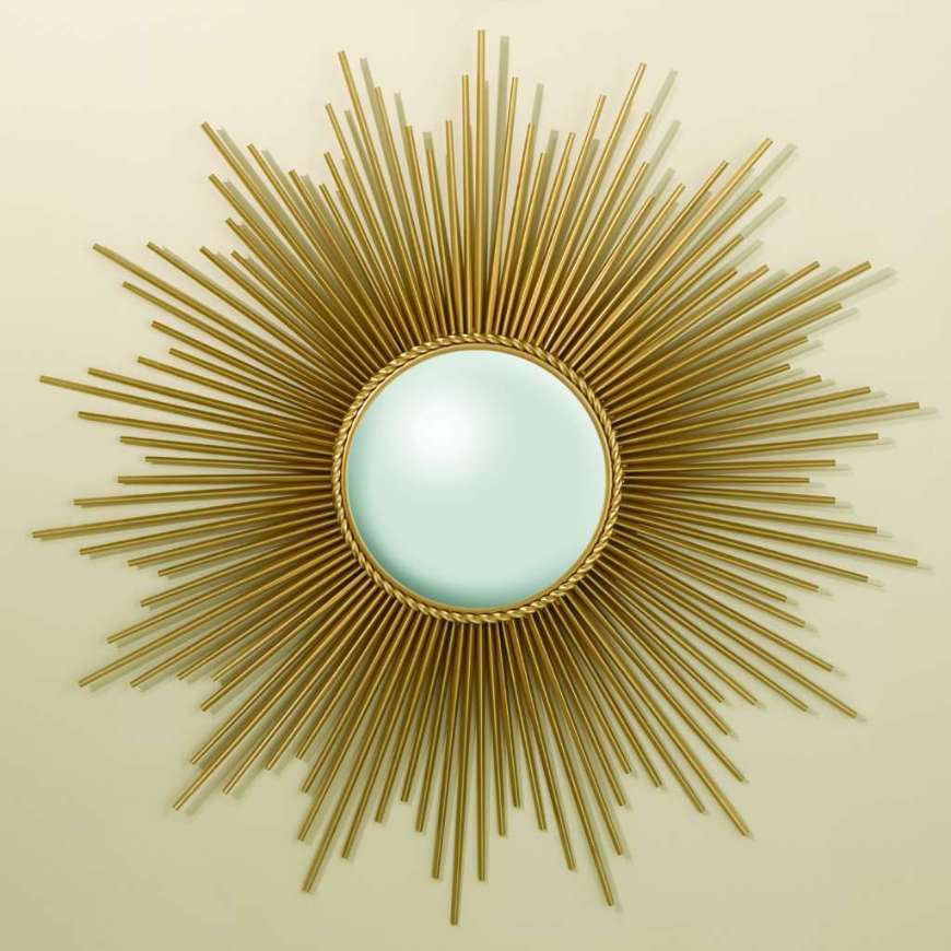 Picture of SUNBURST MIRROR-GOLD