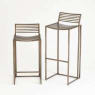 Picture of SLAT STOOL-FOREST BLACK