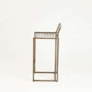 Picture of SLAT STOOL-FOREST BLACK