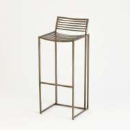 Picture of SLAT STOOL-FOREST BLACK