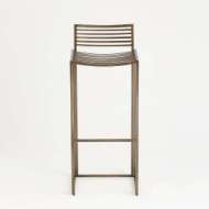 Picture of SLAT STOOL-FOREST BLACK