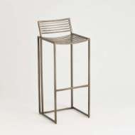 Picture of SLAT STOOL-FOREST BLACK