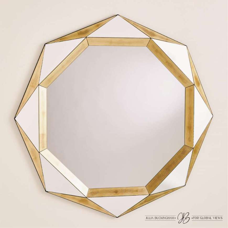 Picture of MADELEINE MIRROR-GOLD LEAF