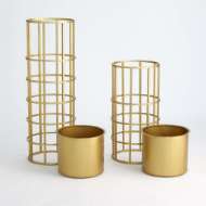 Picture of RINGED PLANTER-BRASS