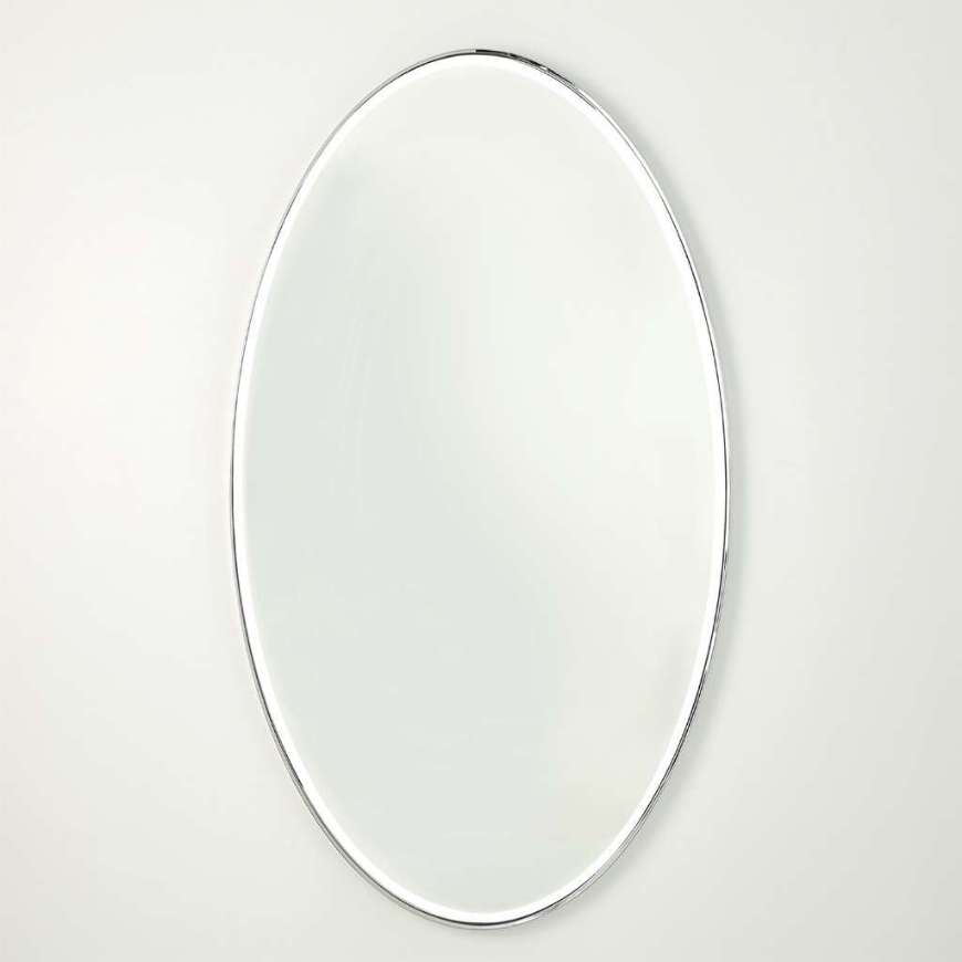 Picture of ELONGATED OVAL MIRROR-NICKEL