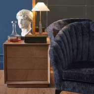 Picture of LUXE LOUNGE CHAIR-INDIGO