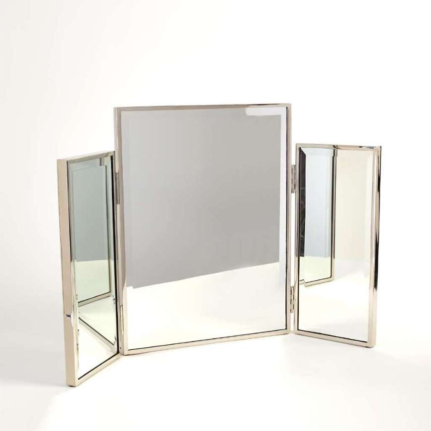 Picture of TRI-FOLD VANITY MIRROR-NICKEL