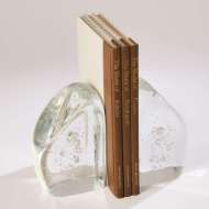 Picture of CHUNK BOOKENDS-CLEAR W/BUBBLES