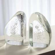 Picture of CHUNK BOOKENDS-CLEAR W/BUBBLES