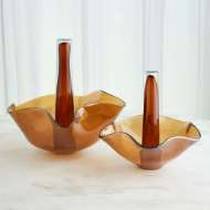 Picture of ANDROMEDA VASES-DARK AMBER