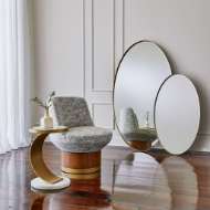 Picture of ELONGATED OVAL MIRROR-BRASS