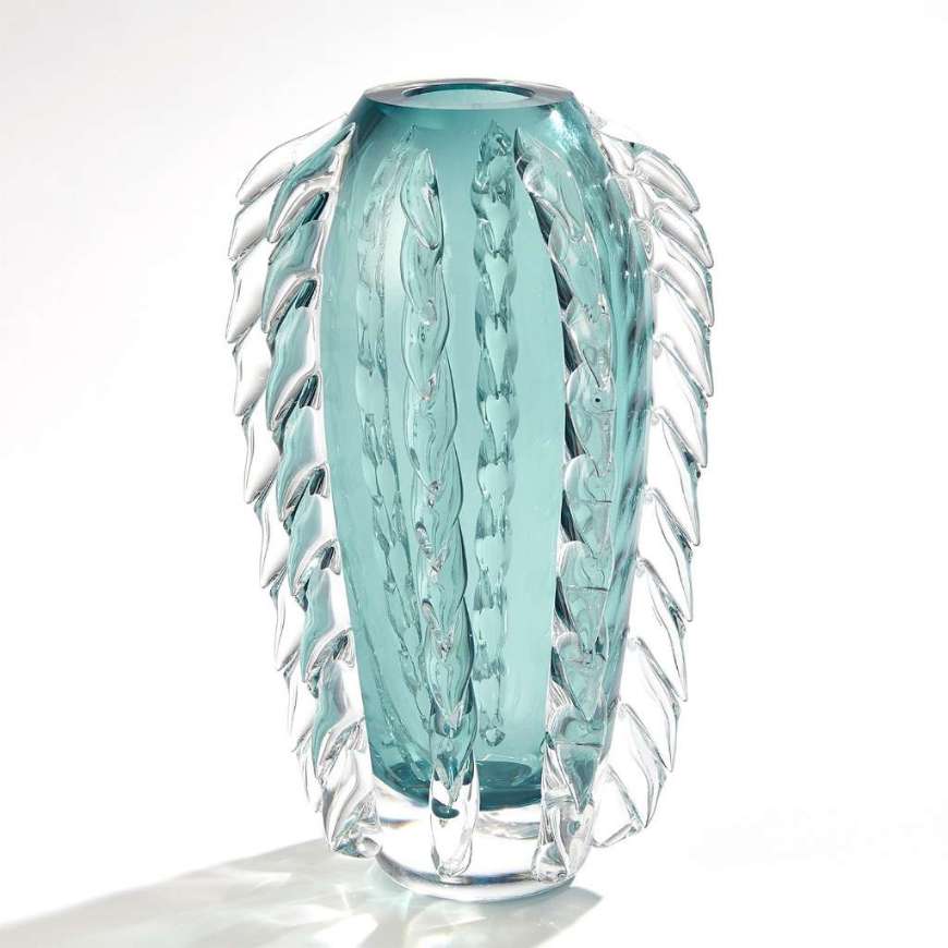 Picture of FRINGE VASE AZURE