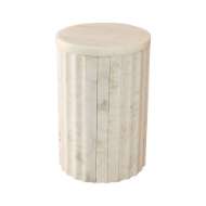 Picture of MARBLE COLUMN TABLE-WHITE