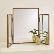 Picture of TRI-FOLD VANITY MIRROR-ANTIQUE BRASS