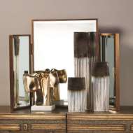 Picture of TRI-FOLD VANITY MIRROR-ANTIQUE BRASS