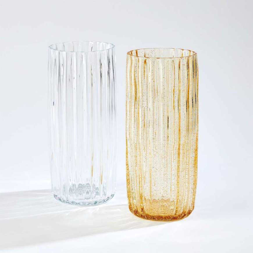 Picture of PLEATED GLASS VASE COLLECTION