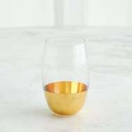 Picture of METALLIC ORB GLASSWARE COLLECTION-GOLD