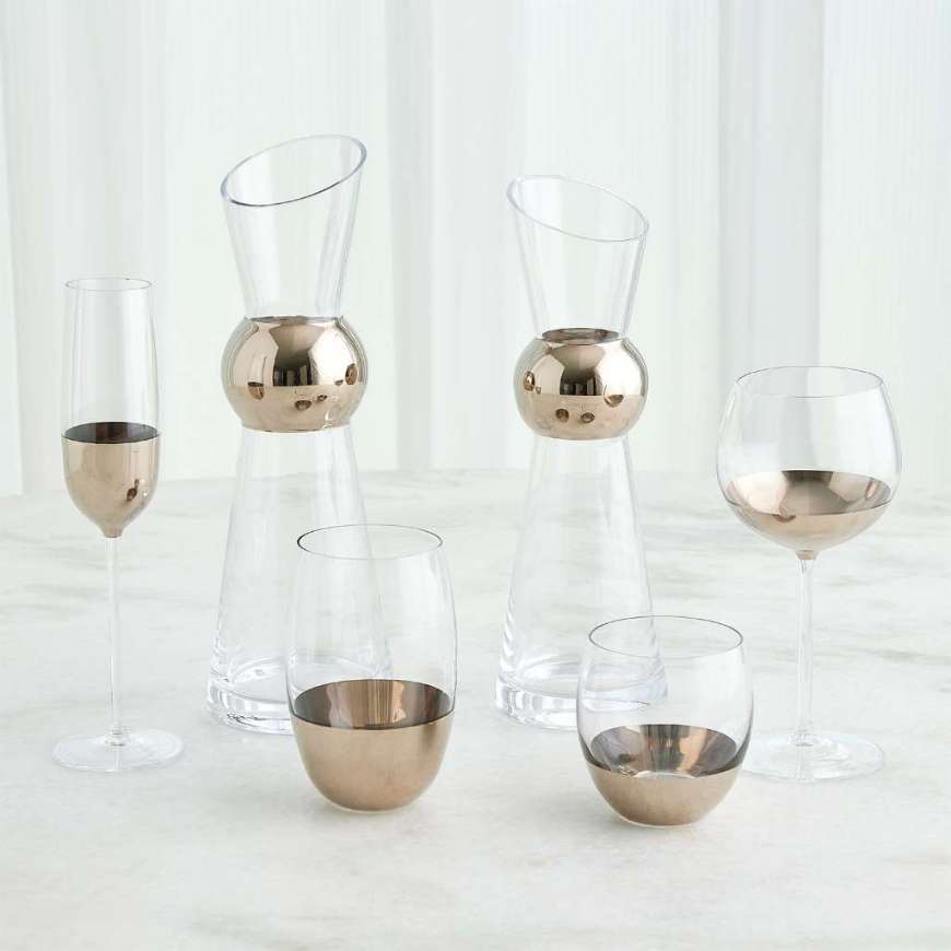 Picture of METALLIC ORB GLASSWARE COLLECTION