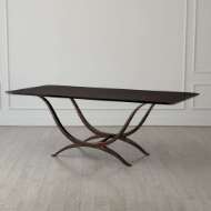 Picture of CHORDA DINING TABLE-BRONZE-RECTANGLE