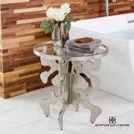 Picture of INK BLOT SIDE TABLE-NICKEL