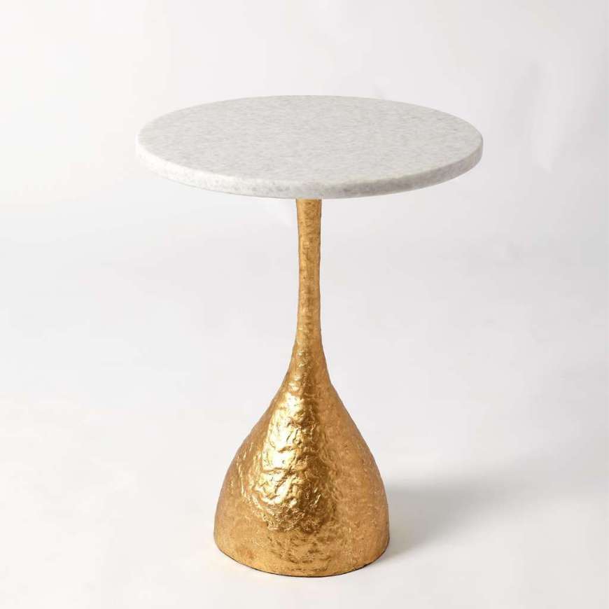 Picture of GOBLET TABLE-GOLD LEAF