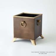 Picture of VIA MARGUTTA METAL PLANTER-BRASS/BRONZE