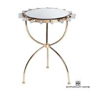 Picture of LOLA QUARTZ TABLE-BRASS