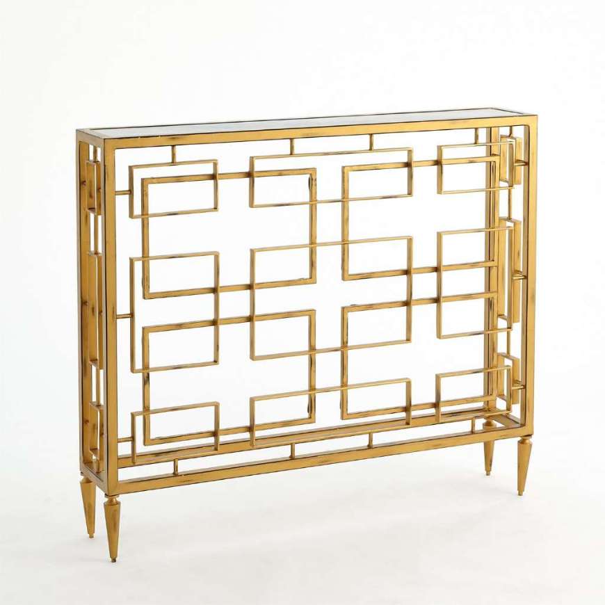 Picture of OPEN BLOCK CONSOLE-GOLD