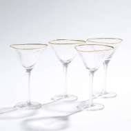 Picture of S/4 HAMMERED MARTINI GLASSES