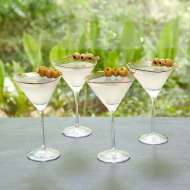 Picture of S/4 HAMMERED MARTINI GLASSES