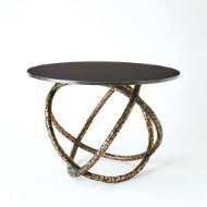 Picture of ASTRO TABLE-ANTIQUE BRASS W/BLACK GRANITE