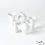 Picture of S/5 MINI CHINOISE VASES IN WHITE