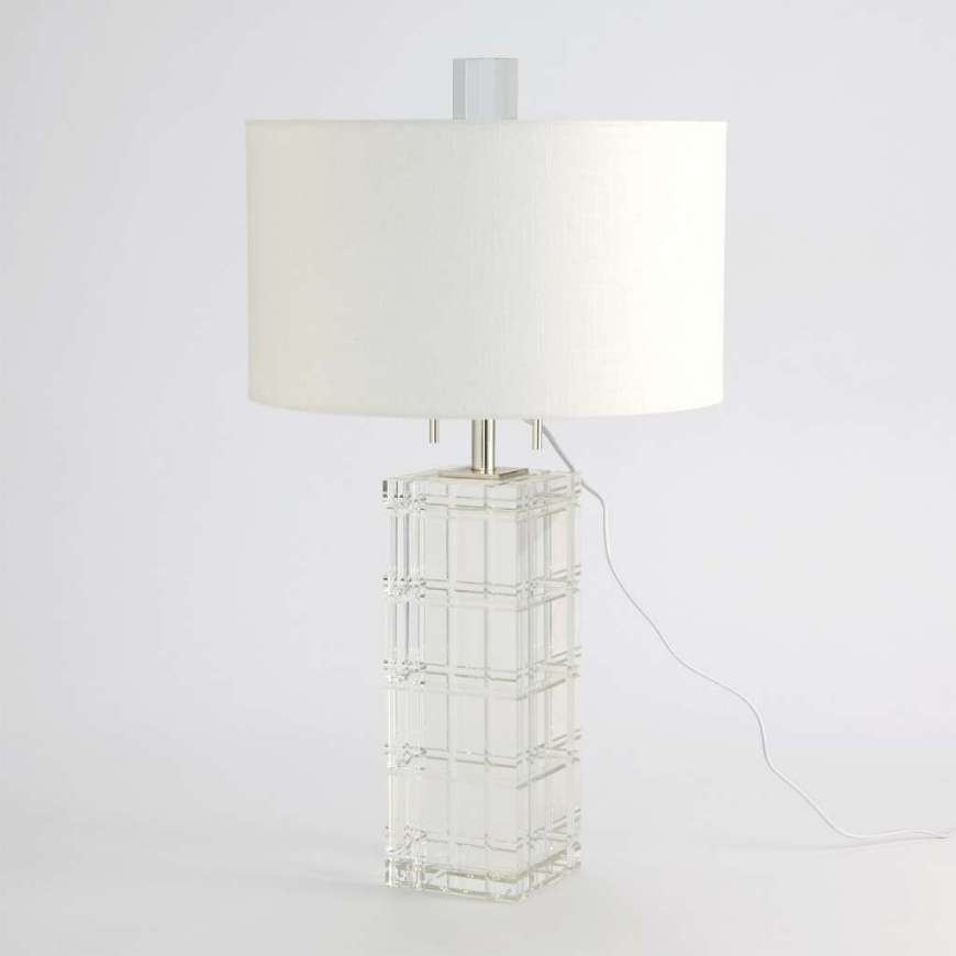 Picture of CRYSTAL PLAID LAMP