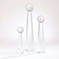 Picture of TOWER SPHERE OBELISKS-SPIRAL SPHERE W/CLEAR STEM