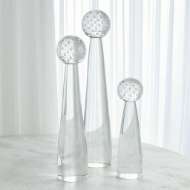 Picture of TOWER SPHERE OBELISKS-SPIRAL SPHERE W/CLEAR STEM