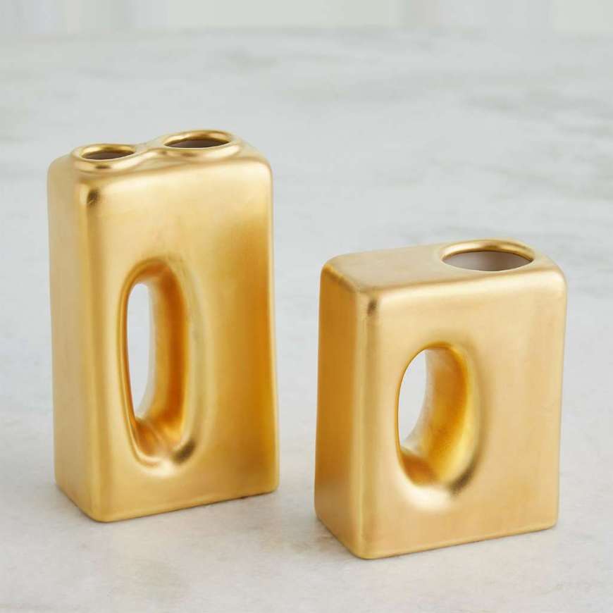 Picture of OH YES VASES-MATTE GOLD