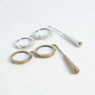 Picture of LORGNETTE MAGNIFYING GLASS-NICKEL