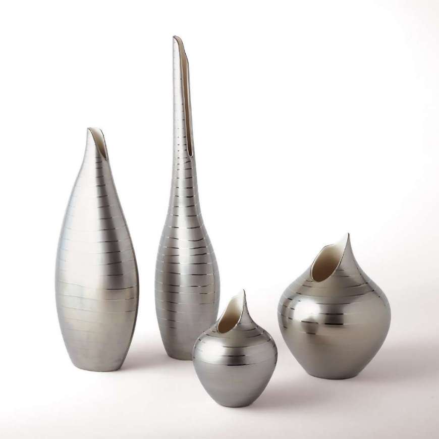 Picture of PLATINUM STRIPE VASE