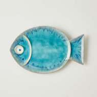 Picture of BLUE FISH PLATE