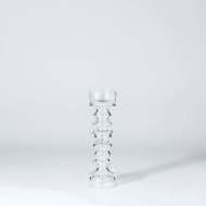 Picture of GLASS RIBBED CANDLEHOLDER/VASE