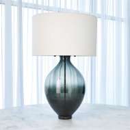 Picture of AMPHORA GLASS TABLE LAMP-GREY