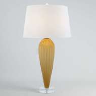 Picture of TEARDROP GLASS LAMP-AMBER