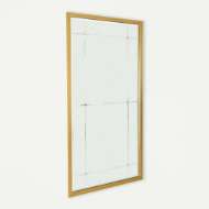 Picture of BEAUMONT FLOOR MIRROR-GOLD LEAF