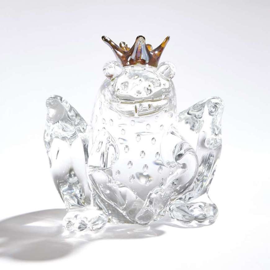 Picture of FROG PRINCE-CLEAR W/BUBBLES