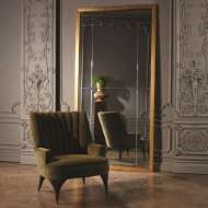 Picture of BEAUMONT FLOOR MIRROR-GOLD LEAF