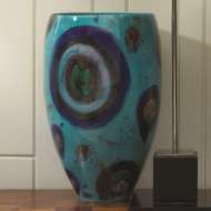 Picture of BLUE SPOTS VASE