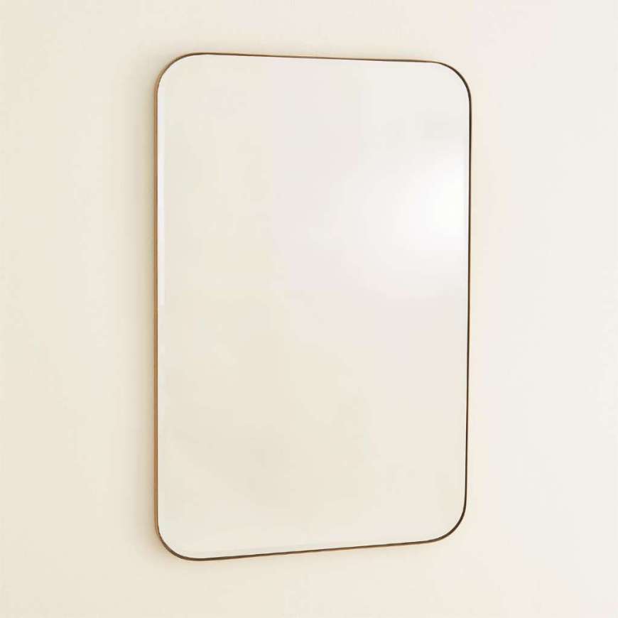 Picture of BANDED MIRROR-BRASS